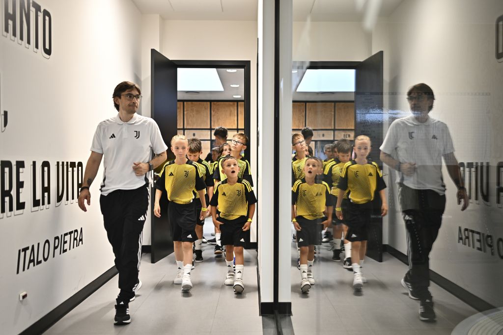 Players visiting Juventus Museum in Turin during MasterClass Soccer Camps